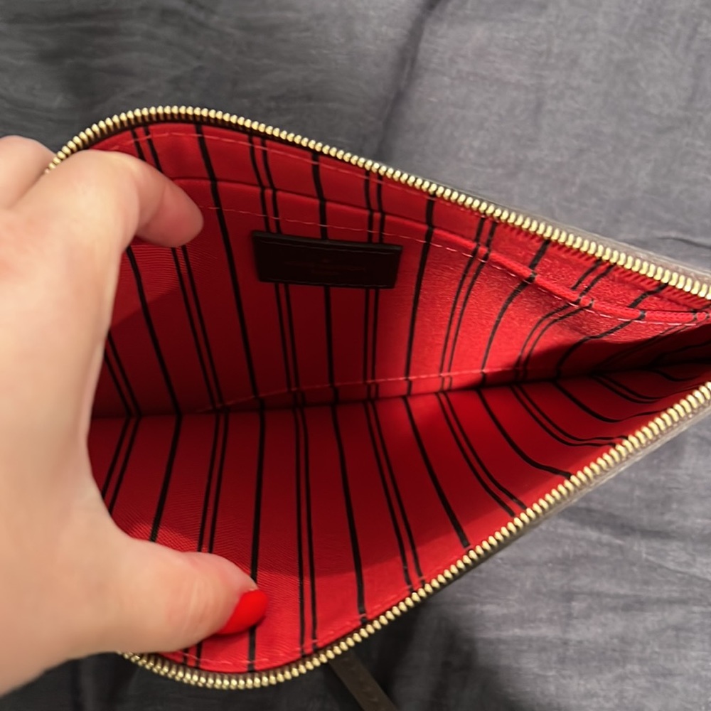 Damier Ebene Neverfull pouch - Picture 3 of 5